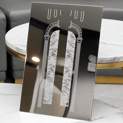304 φύλλο ανοξείδωτου για τη χαραγμένη καθρέφτης διακόσμηση πορτών ανελκυστήρων