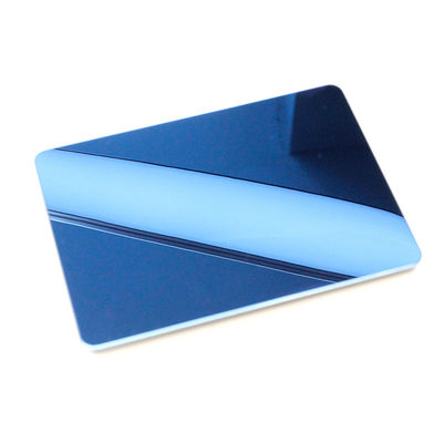 Ζαφείρινο μπλε χρώμα καθρέφτης από ανοξείδωτο χάλυβα