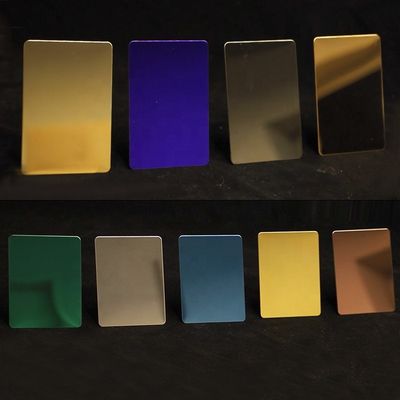 Λάθος χρυσός καθρέφτης φύλλο από ανοξείδωτο χάλυβα διακοσμητικό φύλλο από ανοξείδωτο χάλυβα πάχος 0,3 mm
