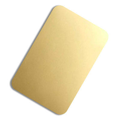 Ντυμένο χρώμα φύλλο μετάλλων ανοξείδωτου 316 304 χρυσός καθρέφτης τοίχων 4x8 PVD 8K τρισδιάστατος