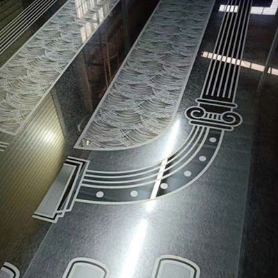 304 χαραγμένες επιτροπές τοίχων φύλλων ανοξείδωτου ανελκυστήρων σχεδίων καθρεφτών 1219x2438mm
