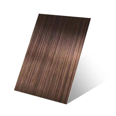 Αρχαία τραχιά γραμμή μαλλιών υφή Χάλυβα από ανοξείδωτο χάλυβα φύλλο διακόσμησης 316 304L