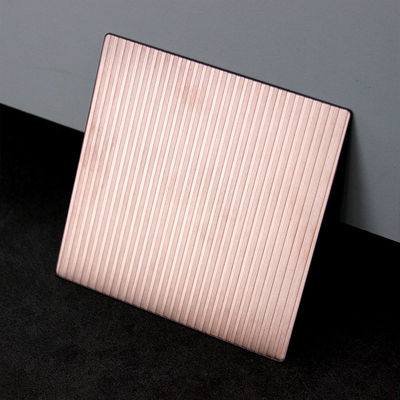 304 διακοσμητικό φύλλο από ανοξείδωτο χάλυβα με κομβικές-κονβές γραμμές υφή μεταλλικού φύλλου για τοίχο