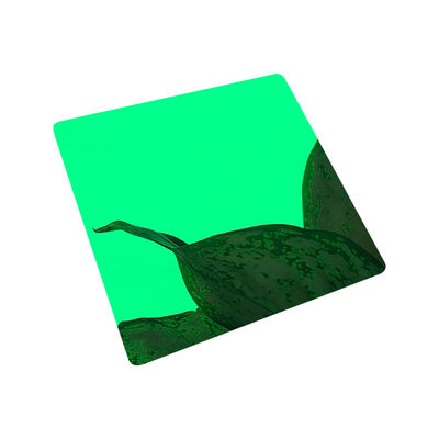 Πράσινο καθρέφτη Χάλυβα από ανοξείδωτο χάλυβα φύλλο μετάλλου 1219x3048mm Αντίσταση στη διάβρωση