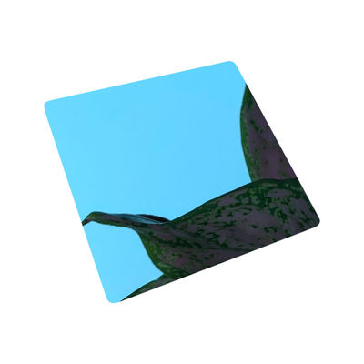 Ζαφείρινο μπλε χρώμα καθρέφτης από ανοξείδωτο χάλυβα