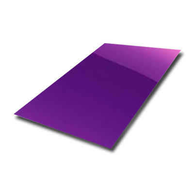 διακοσμητικό φύλλο 1000x2000mm ανοξείδωτου χρώματος 201 304 PVD για το δέρμα τοίχων