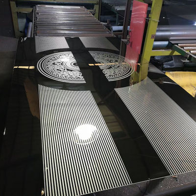 Το προσαρμοσμένο 316 χαραγμένο φύλλο 0.6mm ανοξείδωτου ανελκυστήρων καθρέφτης SS τελειώνει το φύλλο