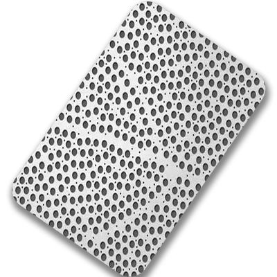Πιάτο 1.2mm διατρήσεων ανοξείδωτου JIS φύλλο ανοξείδωτου 0,5 χιλ. με τις στρογγυλές τρύπες