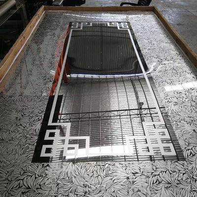 χαραγμένο φύλλο 4x8ft JIS ανοξείδωτου ανελκυστήρων καθρεφτών 430 0.8mm χρυσός