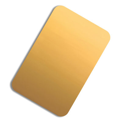 καλή τιμή Ντυμένο χρώμα φύλλο μετάλλων ανοξείδωτου 316 304 χρυσός καθρέφτης τοίχων 4x8 PVD 8K τρισδιάστατος σε απευθείας σύνδεση