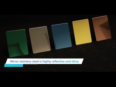 201 304 316 το χρώμα 8k αντανακλά το διακοσμητικό φύλλο ανοξείδωτου για τα wholesales