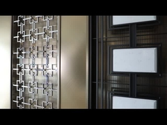 διαιρέτης δωματίων ανοξείδωτου επιφάνειας μετάλλων 1219X2438mm για το χώρισμα λόμπι ξενοδοχείων