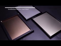 Τα ανατιναγμένα χάντρα SS αμμοβολών τελειώνουν τη διακοσμητική άκρη μύλων μετάλλων φύλλων ανοξείδωτου