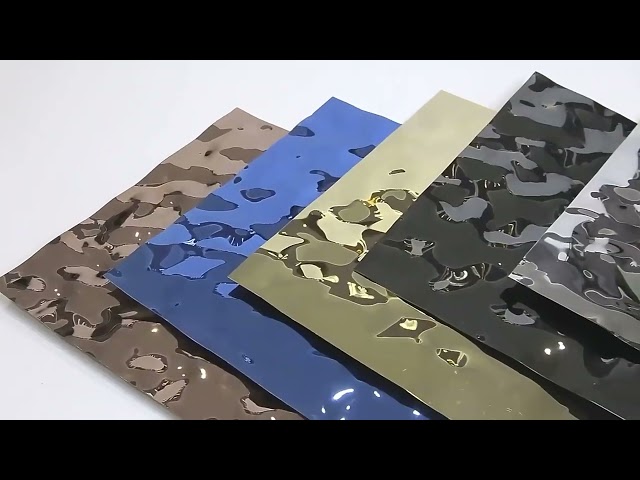 εταιρικά βίντεο Περίπου 304 316 Decorative Stainless Steel Sheet PVD Color Coating SS Sheet
