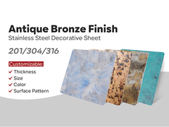 Αρχαίο φύλλο από ανοξείδωτο χάλυβα 201 304 316 ανοξείδωτο χάλυβα Αρχαίο χαλκό